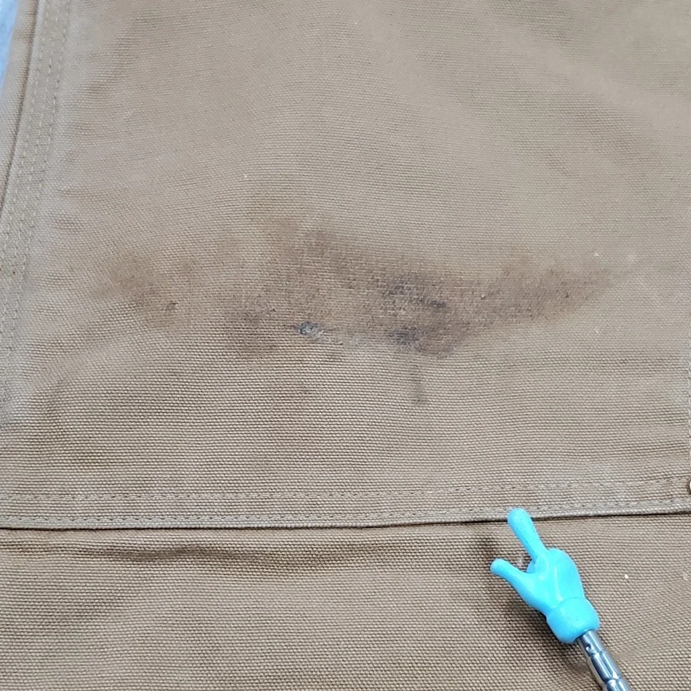 VINTAGE Carhartt Men Pants 40X30 Brown Double Knee Dungaree Made In USA READ